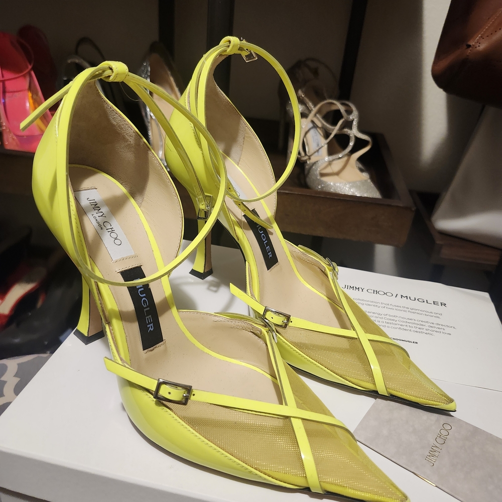 Jimmy Choo Yellow Women's Heels